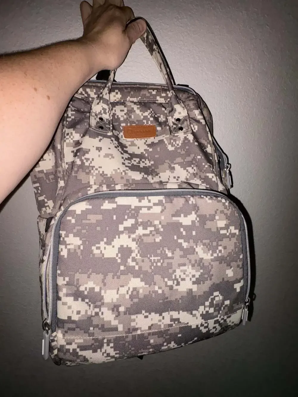 Ankommling Multi-Function Camouflage Waterproof Diaper Bag Backpack